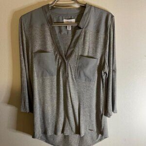 CALVIN KLEIN Grey Top - Small